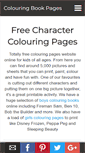Mobile Screenshot of colouringbookpages.co.uk